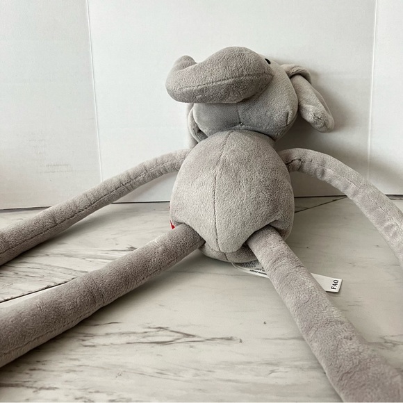 FAO Schwartz Long Sliding Adjustable Arms & Legs Elephant Plush 18" Toys "R" - Picture 3 of 12